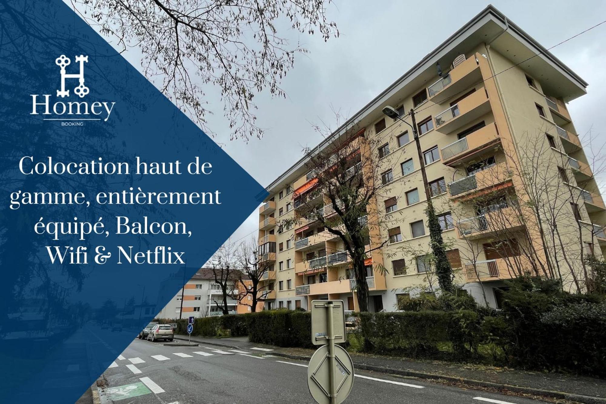 Homey La Coloc Mugi - Colocation Haut De Gamme - Chambres Privees - Balcon - Wifi Et Netflix - Proche Transports Commun 安纳马斯 外观 照片