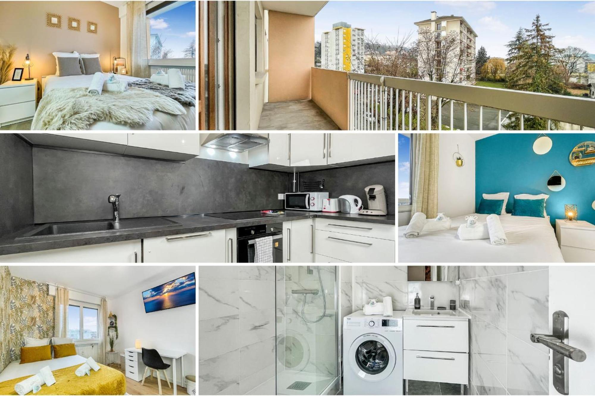Homey La Coloc Mugi - Colocation Haut De Gamme - Chambres Privees - Balcon - Wifi Et Netflix - Proche Transports Commun 安纳马斯 外观 照片